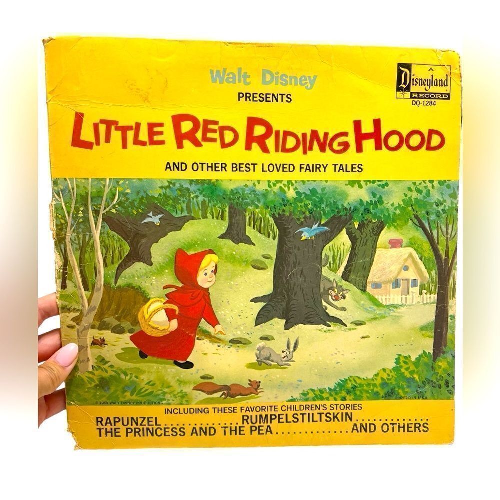 VINTAGE RARE WALT DISNEY LITTLE RED‎ RIDING HOOD & OTHER FAIRY TALES LP